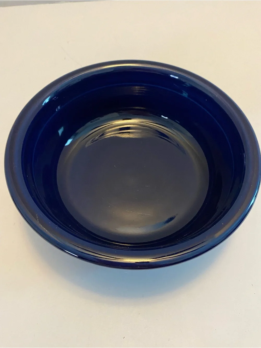 Fiesta Ware Homer Laughlin COBALT BLUE 7  1/4”Round Serving Bowl Mint Condition